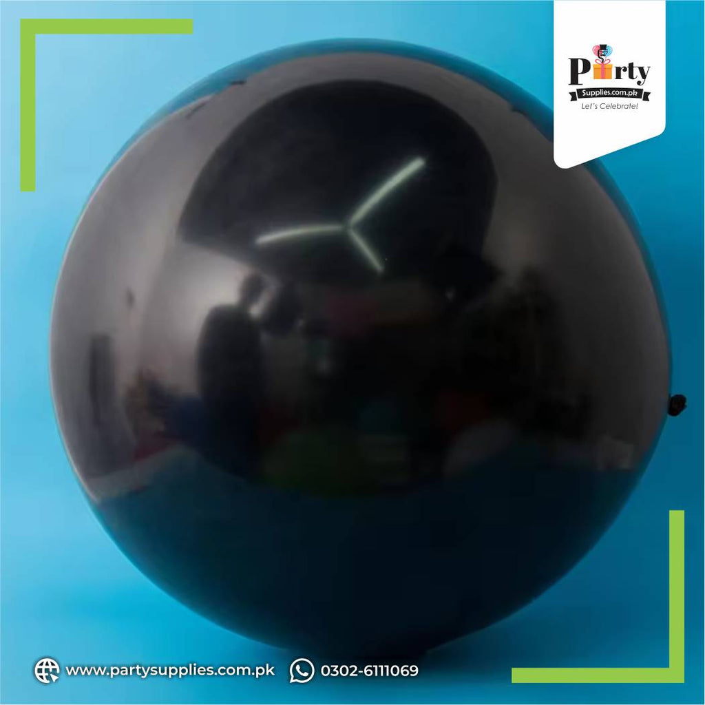 Big size Plain Black Latex Balloon