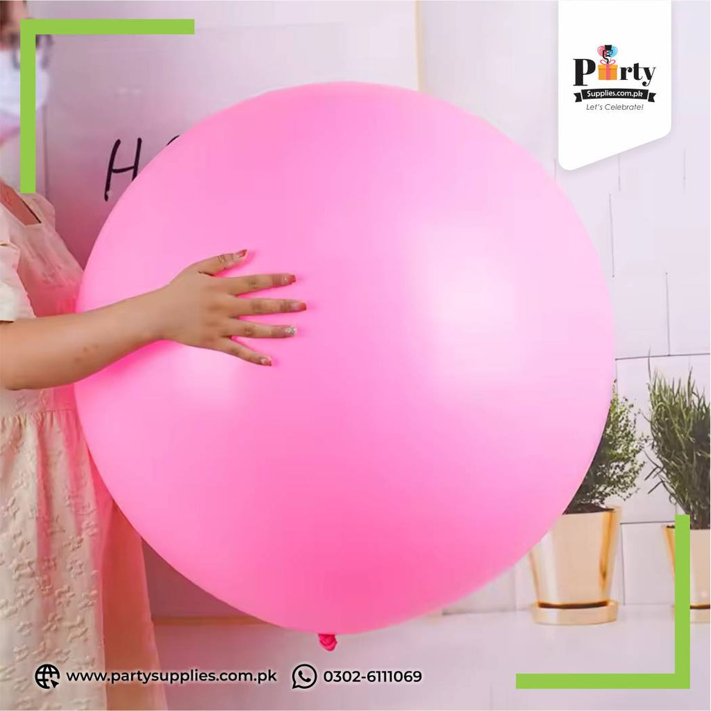 Baby pink color large balloon