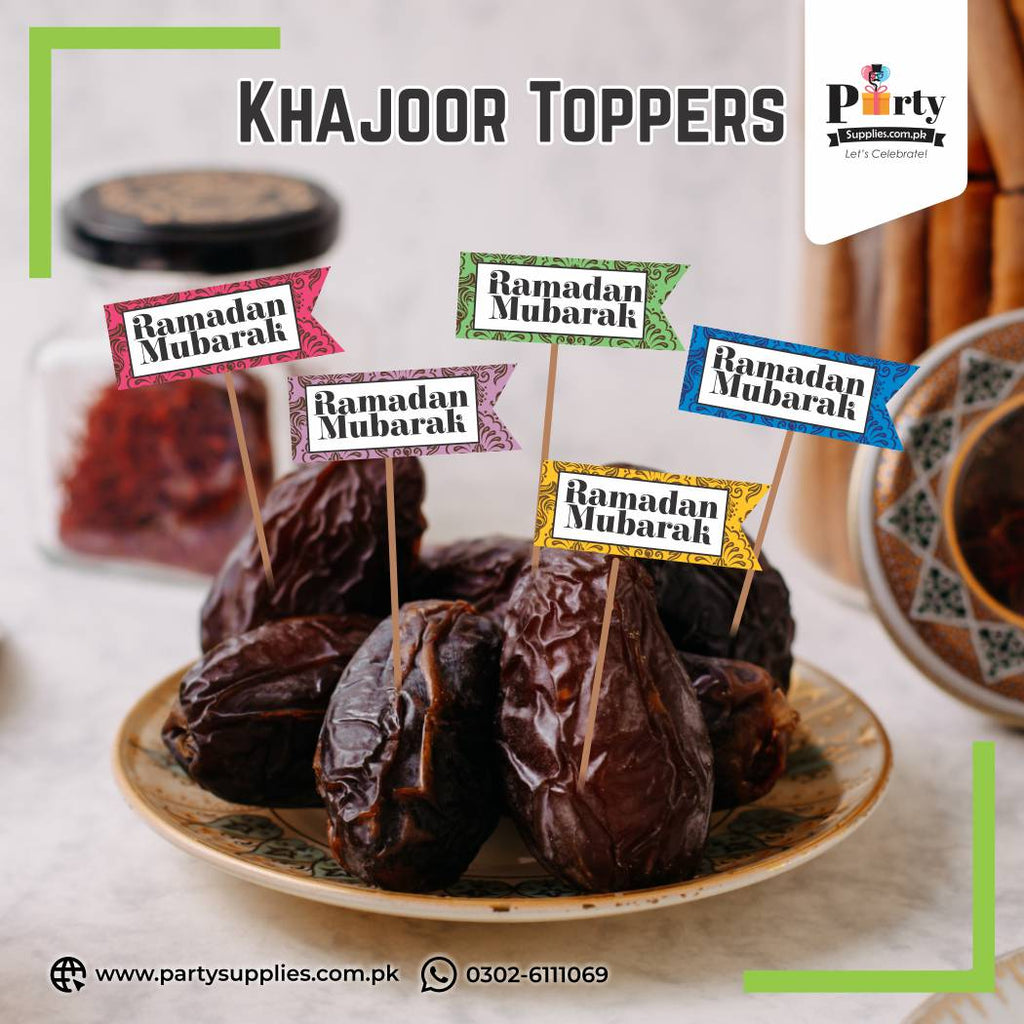 Ramadan Mubarak Khajor Toppers