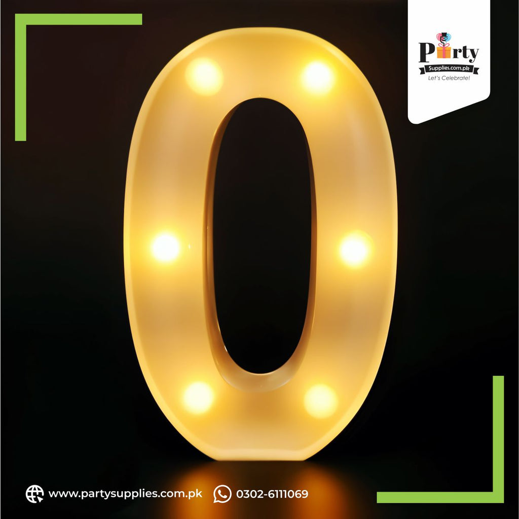 Led Numberd Letters 8-Inch LED Numbers & Letters: 0-9 & A-Z Available | Battery Included ...