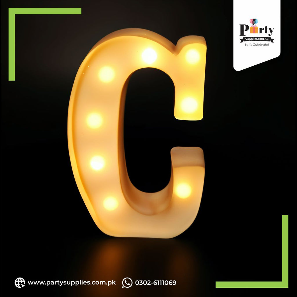 LED Letter C