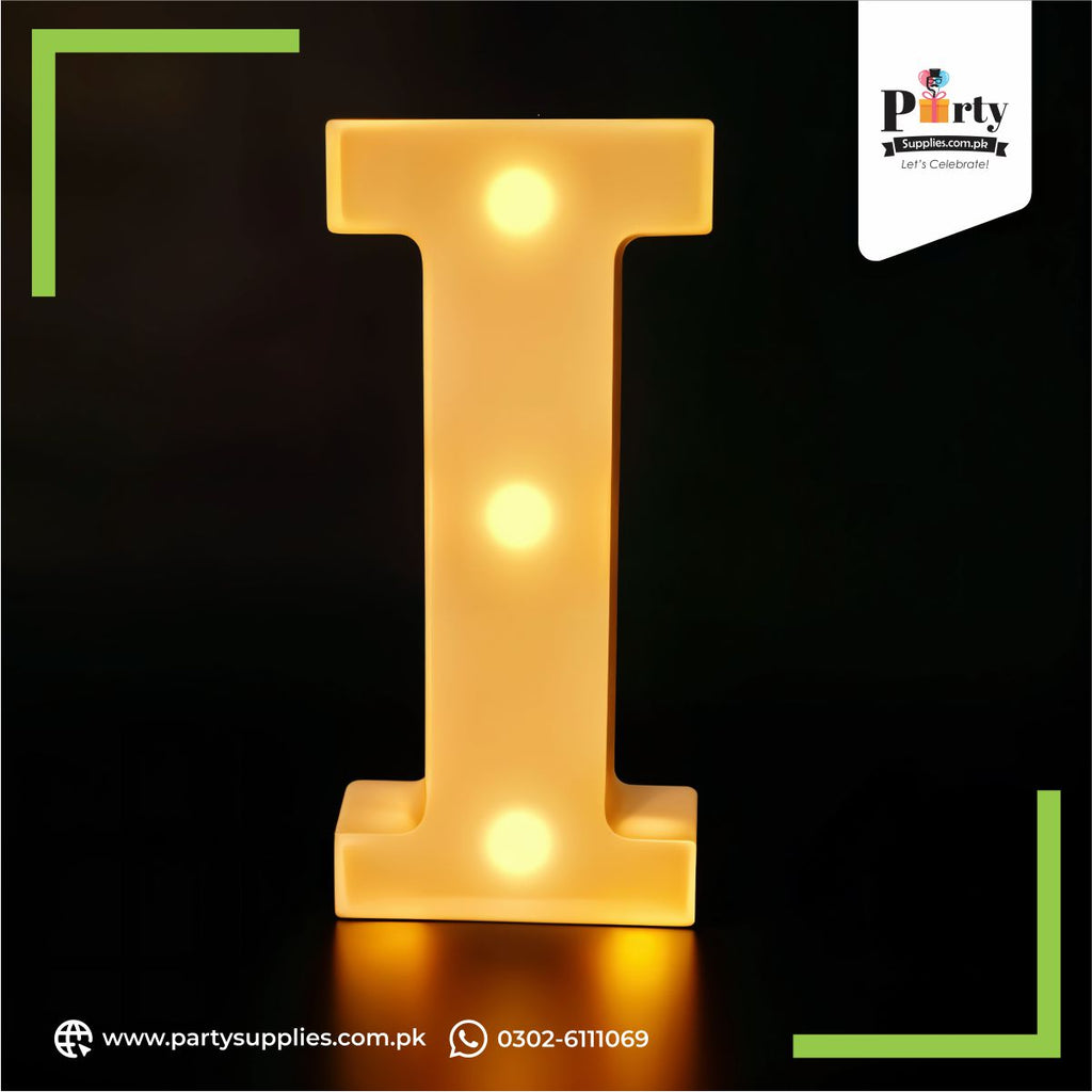 I led lighting letter 