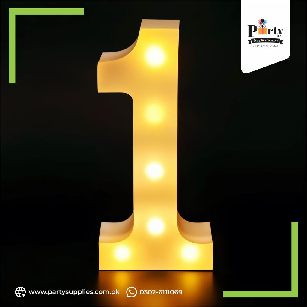1 LED letter 