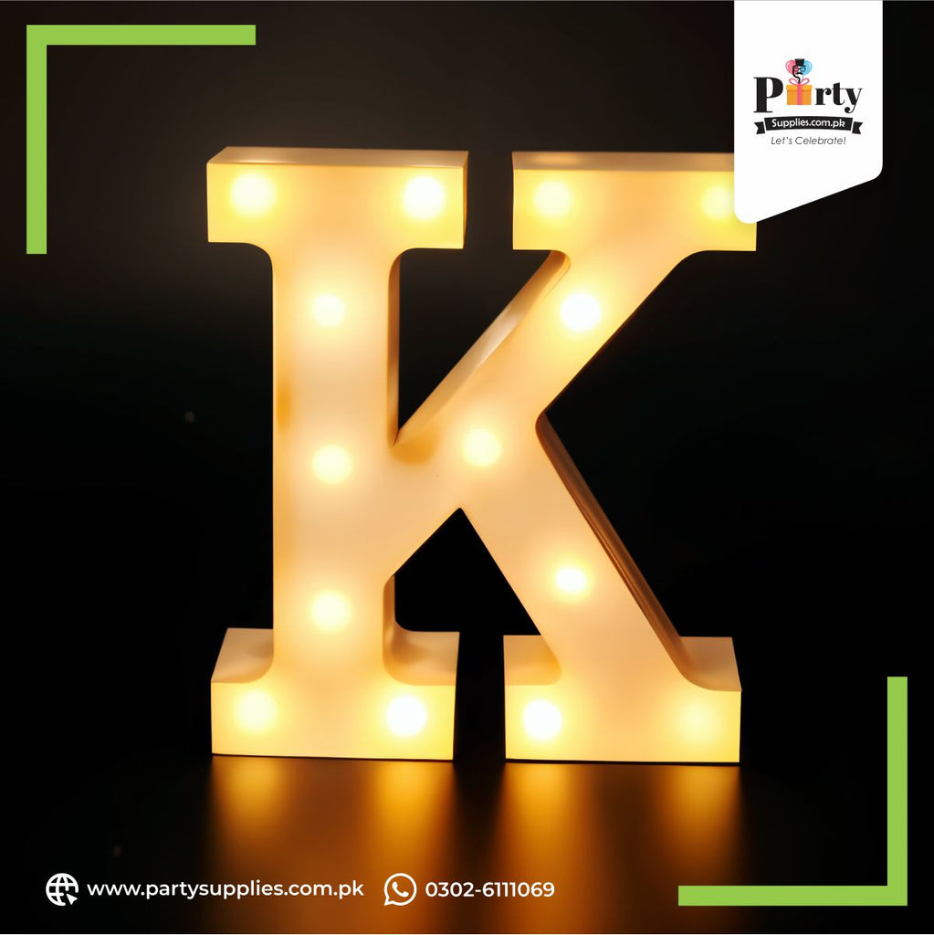 LED letter K