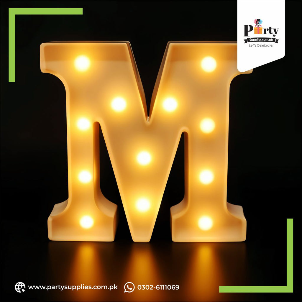 M led alphabet