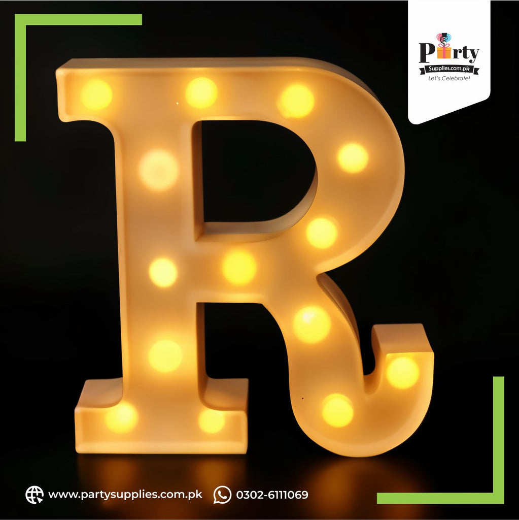 R LED Letter
