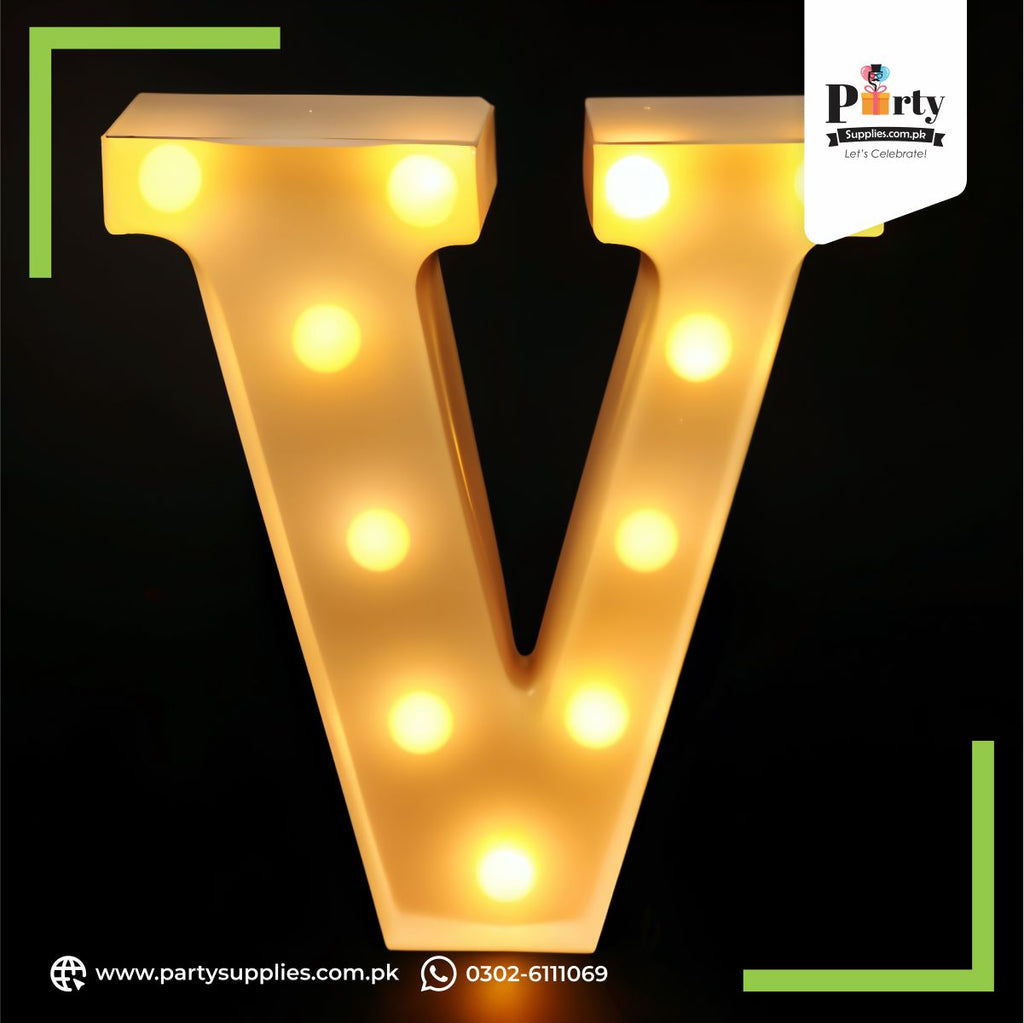 Lighting letters