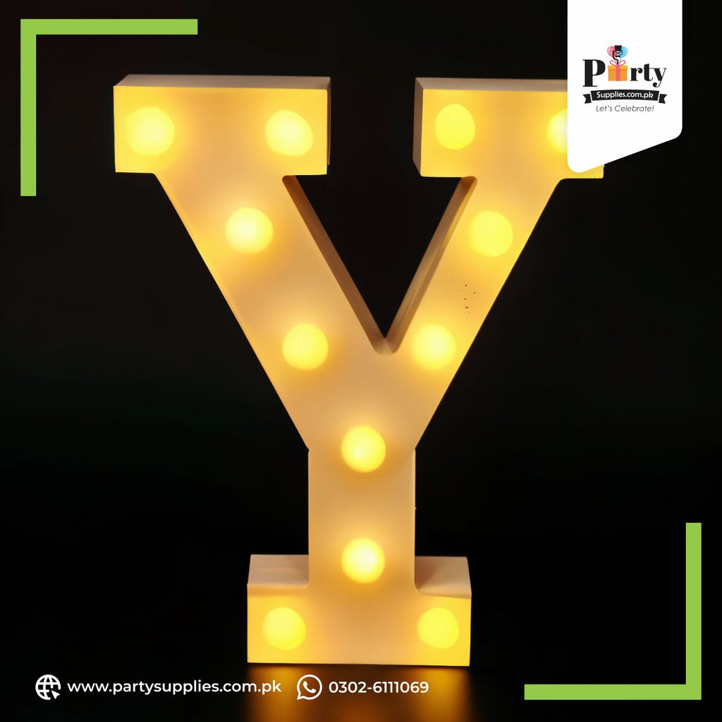 LED Letter Y