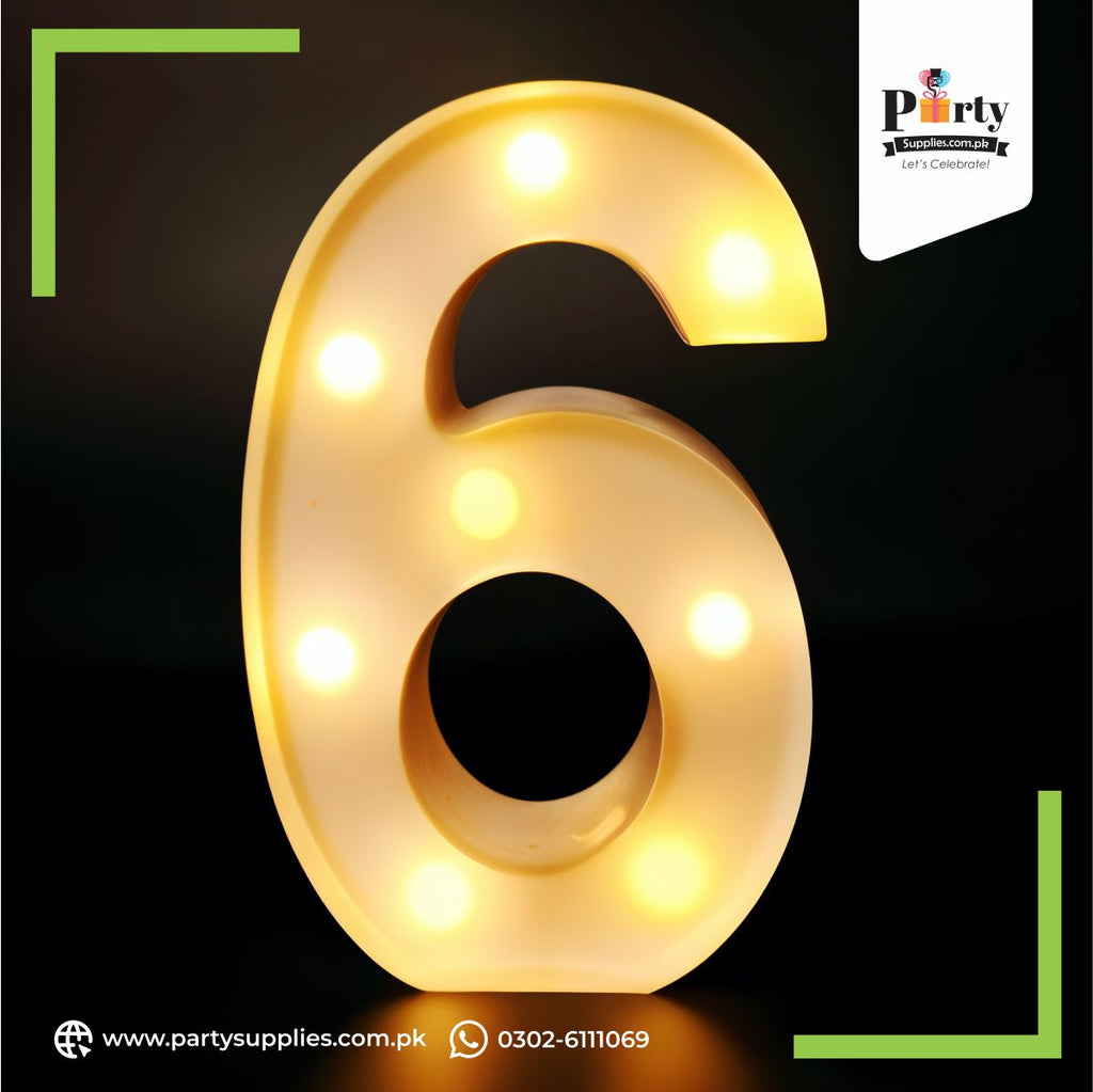 LED Letter 6