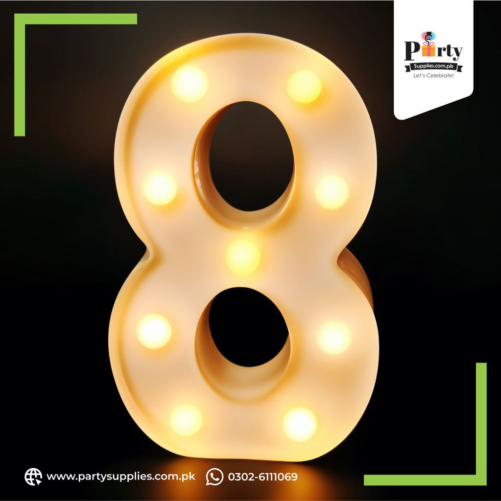 LED Letter 8
