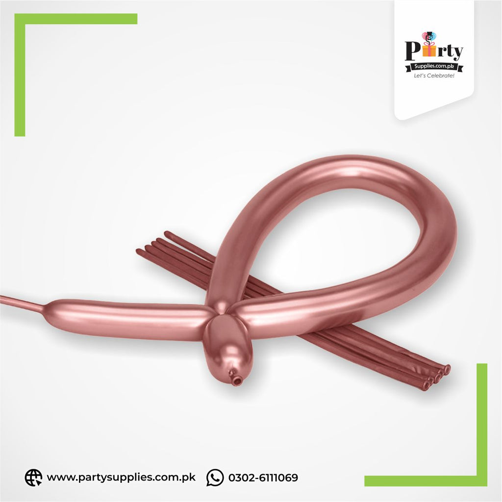 Long pipe shape crafting balloons