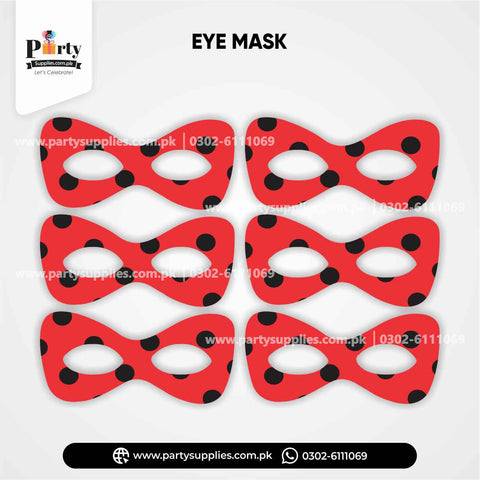 Miraculous Lady Bug Theme Kid's Eye Masks for party Celebration