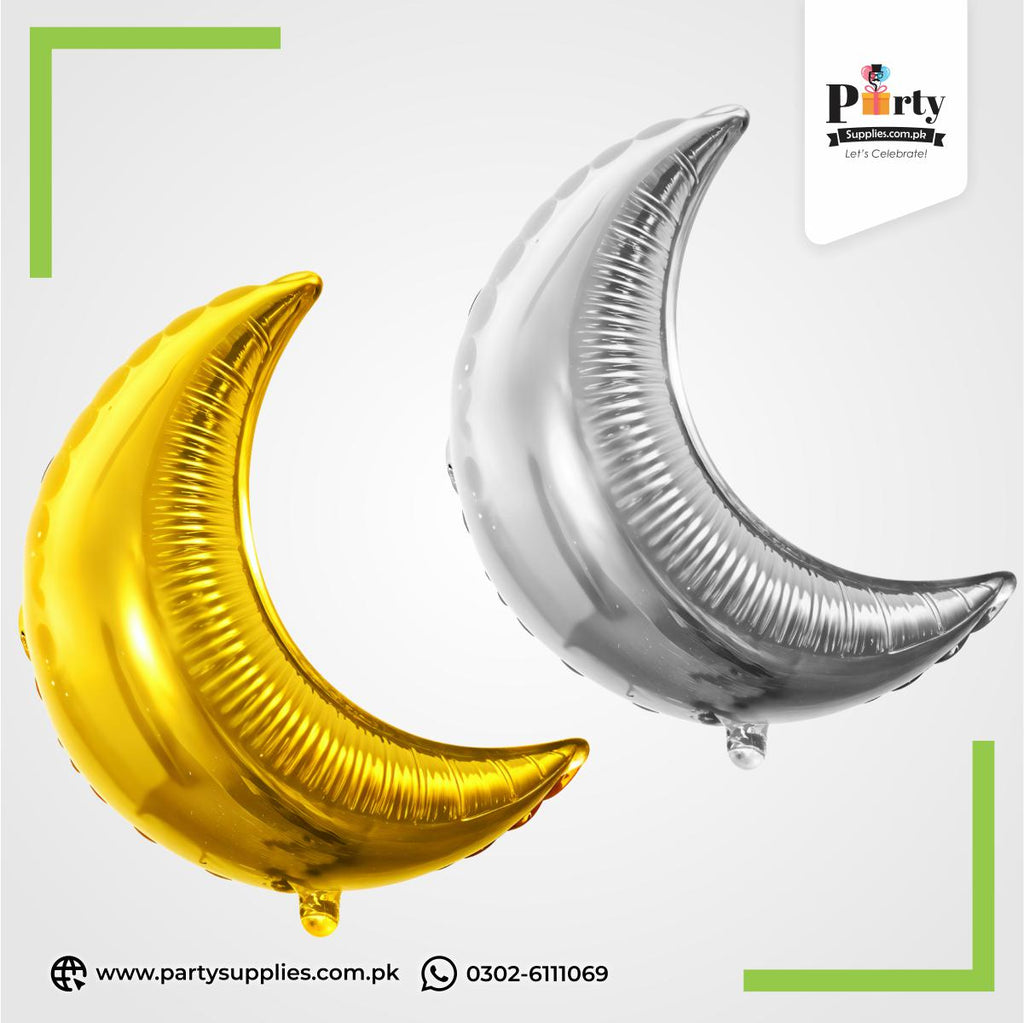 Moon Shape Foil Balloons