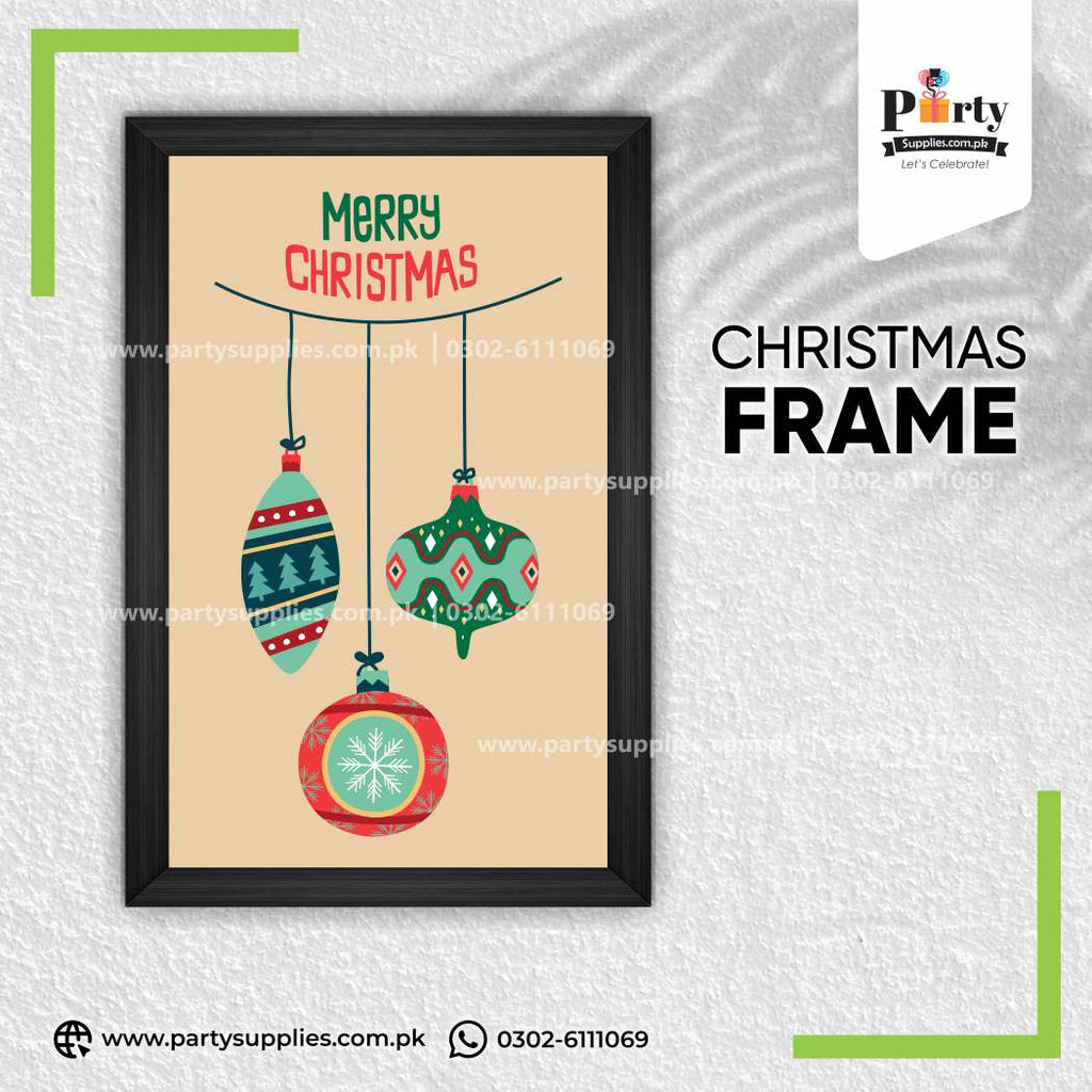 Merry Christmas party decoration wall frame