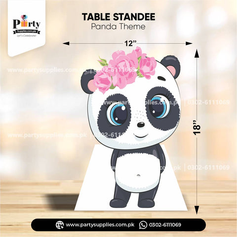 Panda Girl Standing Cutouts for Birthday Party Decoration