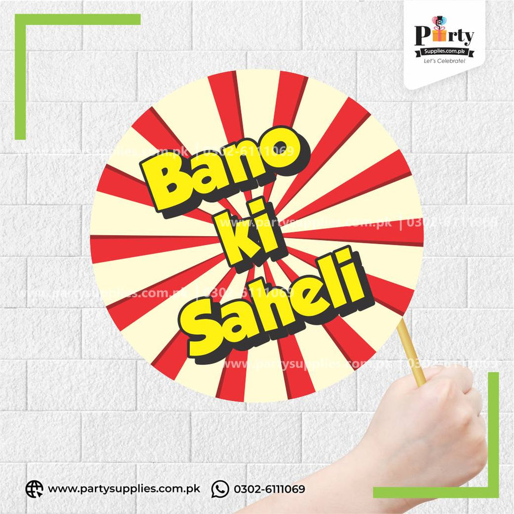 "Banno Ki Saheli" Party Photo Prop – Funny Celebration Photobooth Accessory