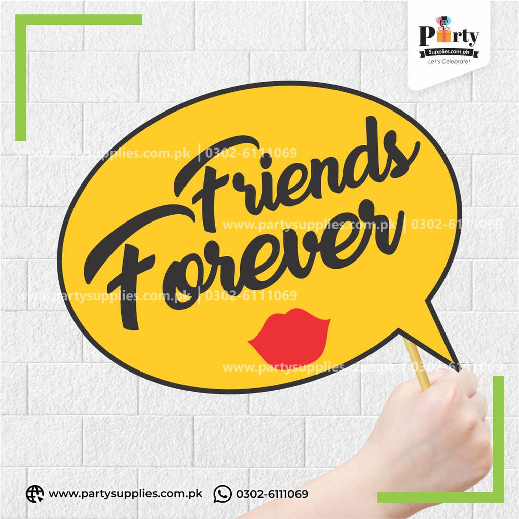 "Friends Forever" Party Photo Prop – Wedding & Engagement Photobooth Accessory