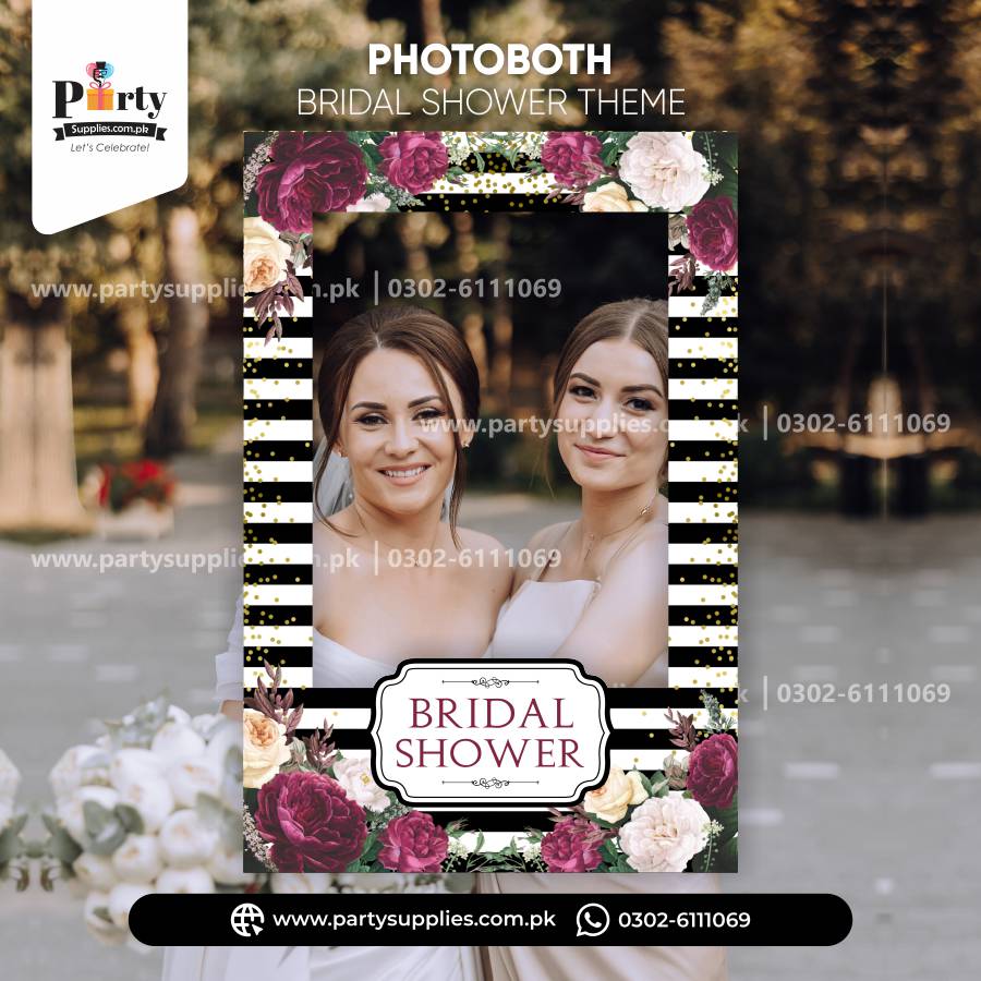 Bridal Shower Photo Booth for Decoration