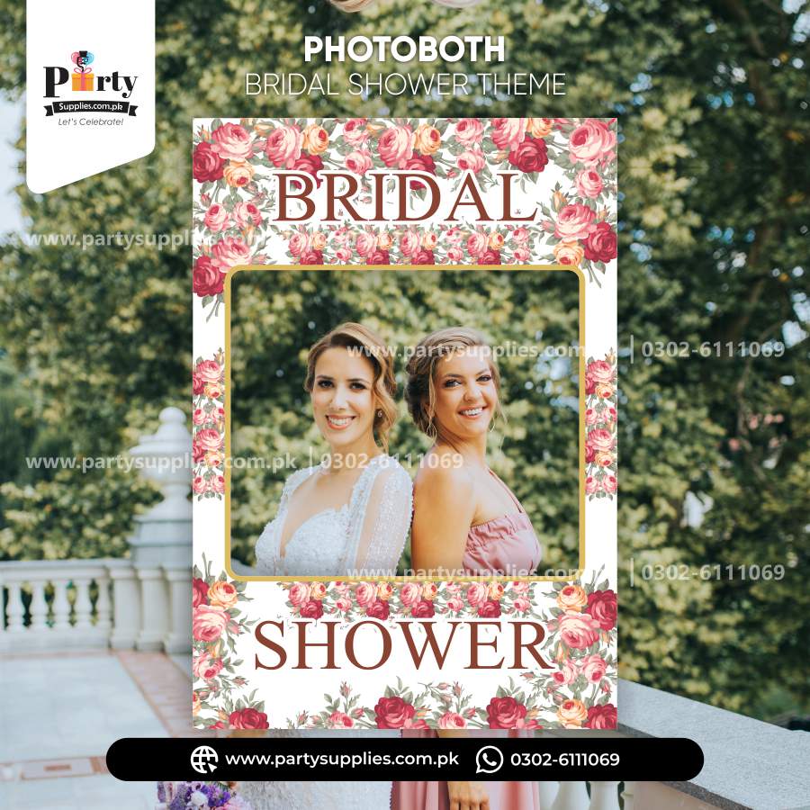 Bridal Shower Selfie Frame for Party Decoration