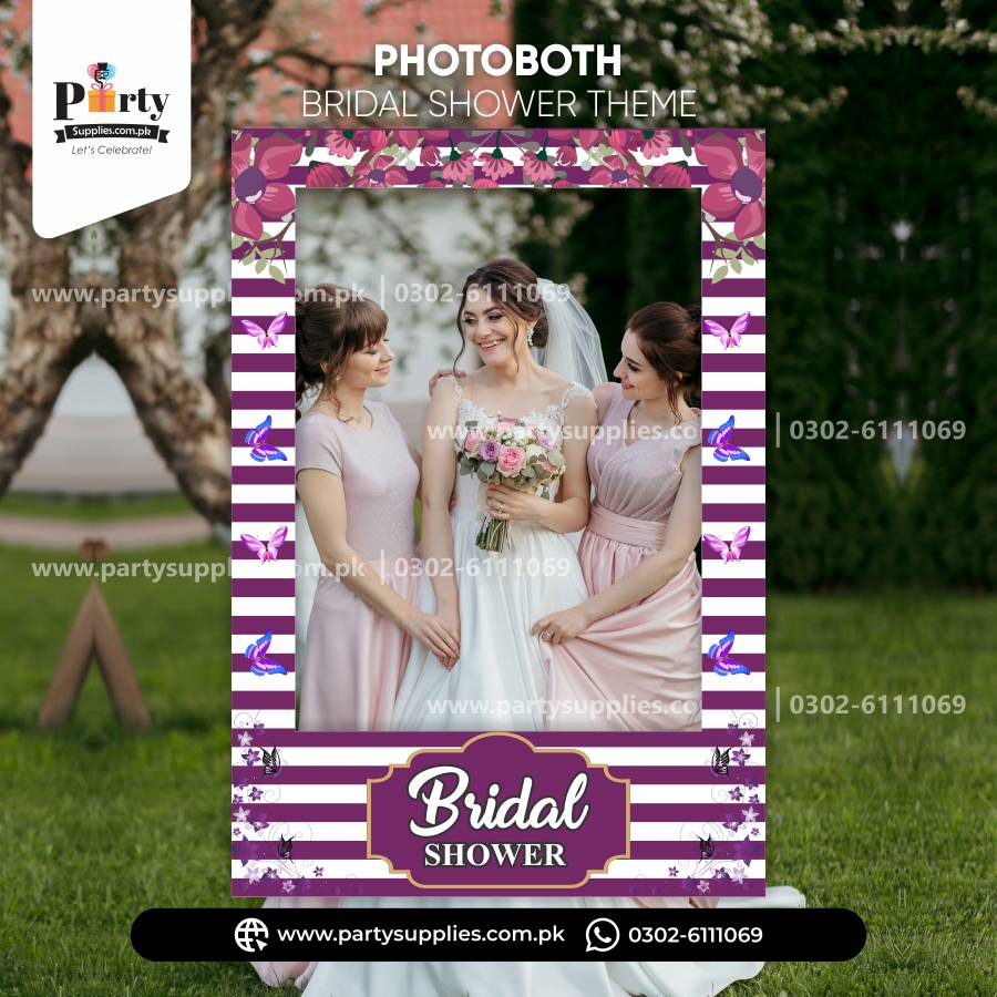 Bridal Shower theme Selfie Frame for Decoration