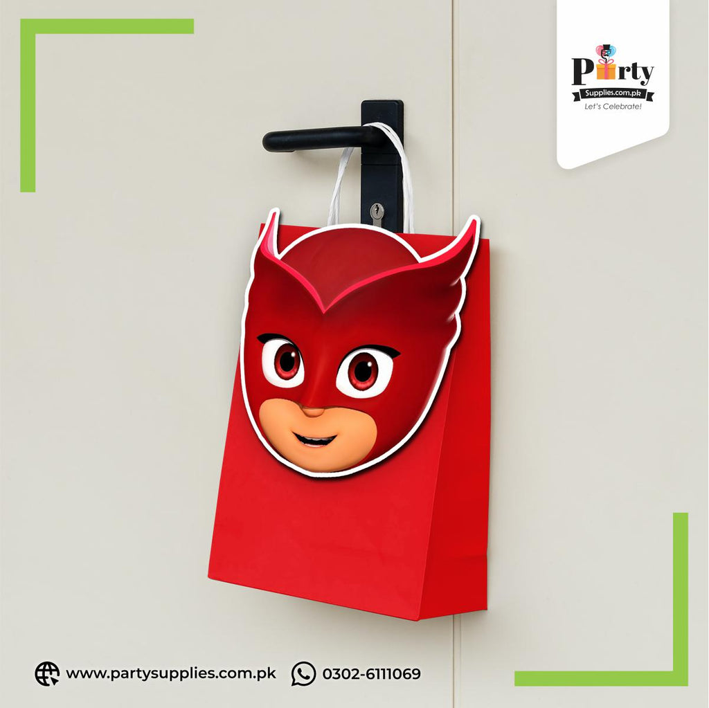 Pj Mask Theme Goody Bags | Favor Bags for Birthday Party Decoration