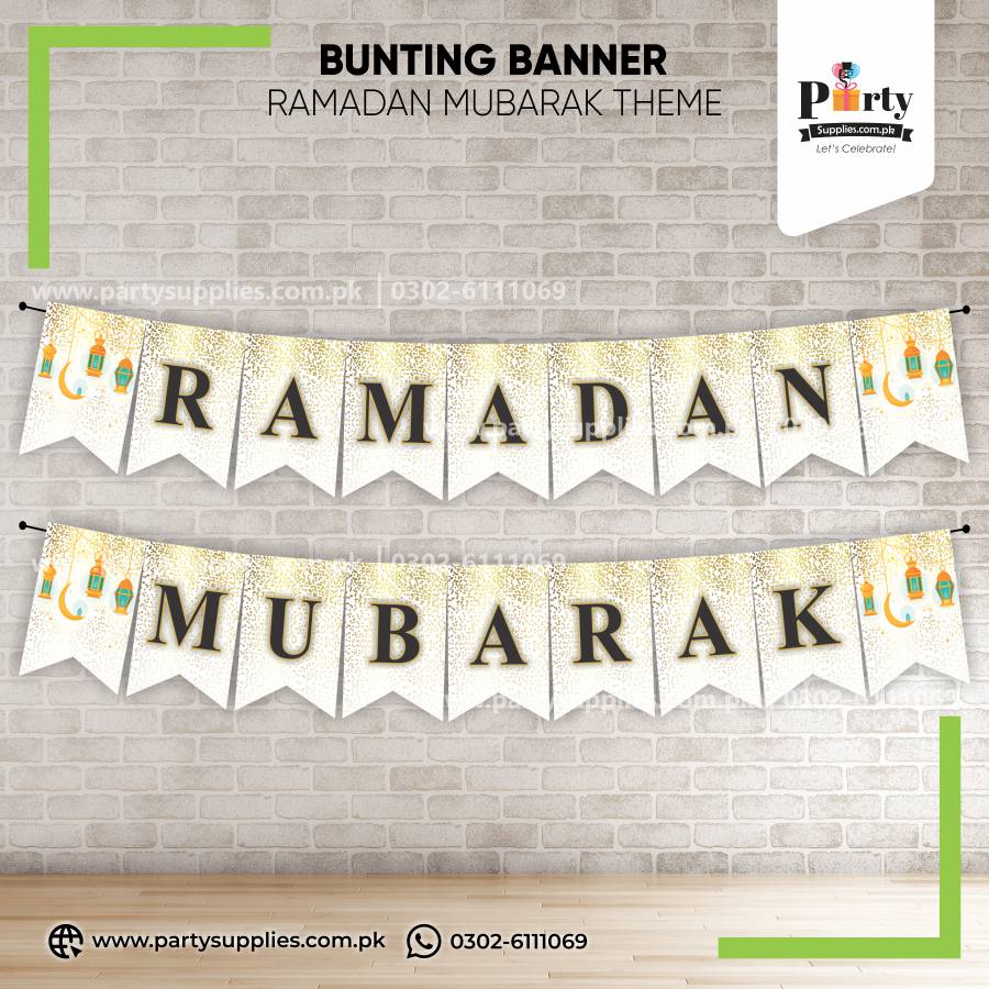 Ramadan Mubarak Wall Decoration Banner