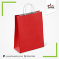 Plain red color favor bags