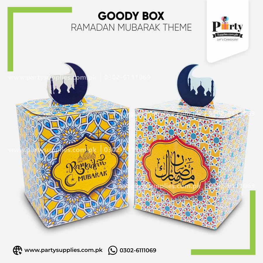 Ramadan Mubarak Favor / Goody Boxes
