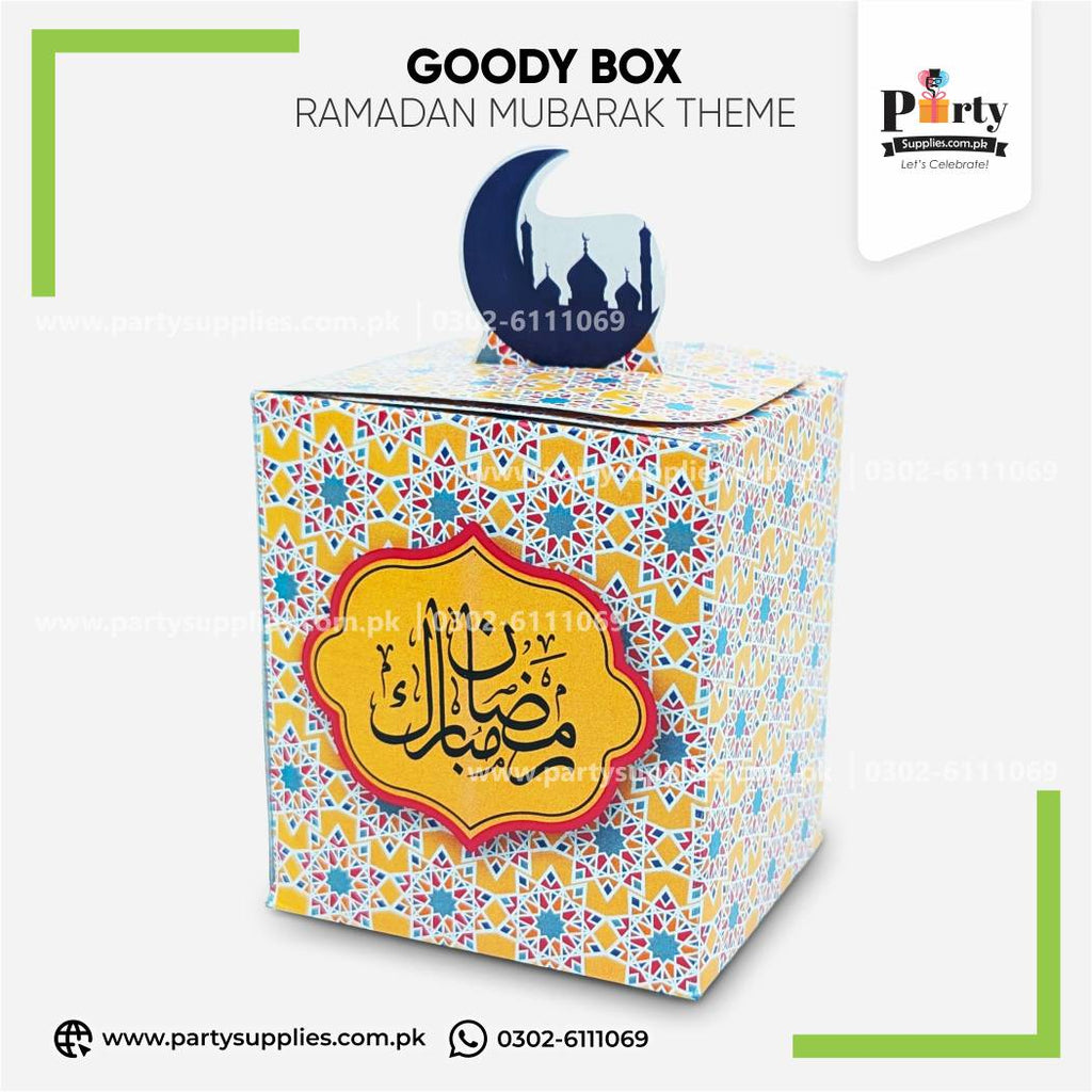 Ramadan Mubarak Favor Boxes for Festive Gift 