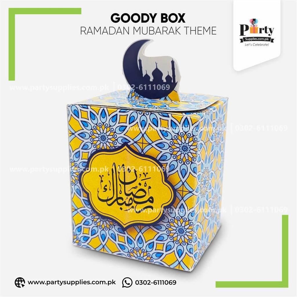 Ramadan Mubarak Popout Favor Boxes 
