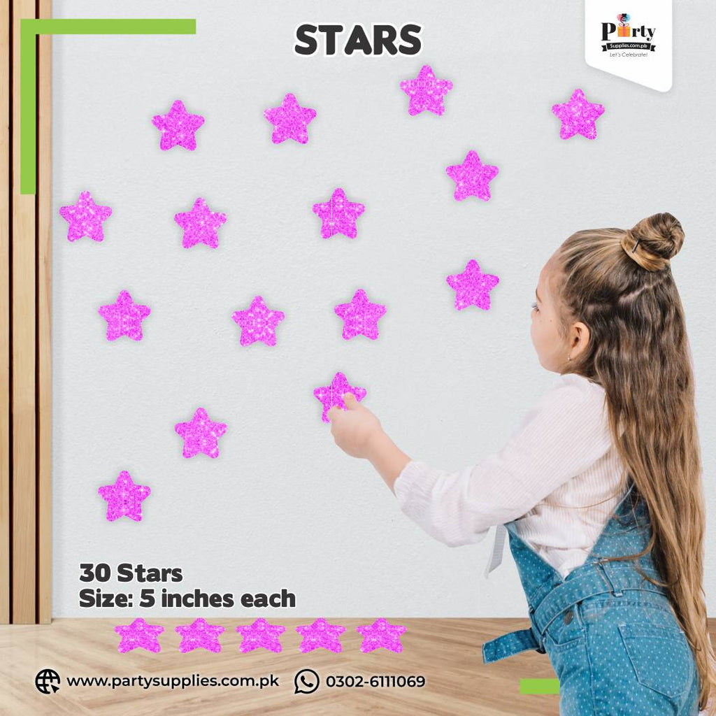 Star Shaped Sticker Cutouts – Decorative Craft & Party Stickers
