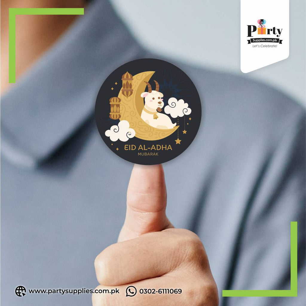 Eid al Adha Round Stickers in Mix Designs | Pack of 12