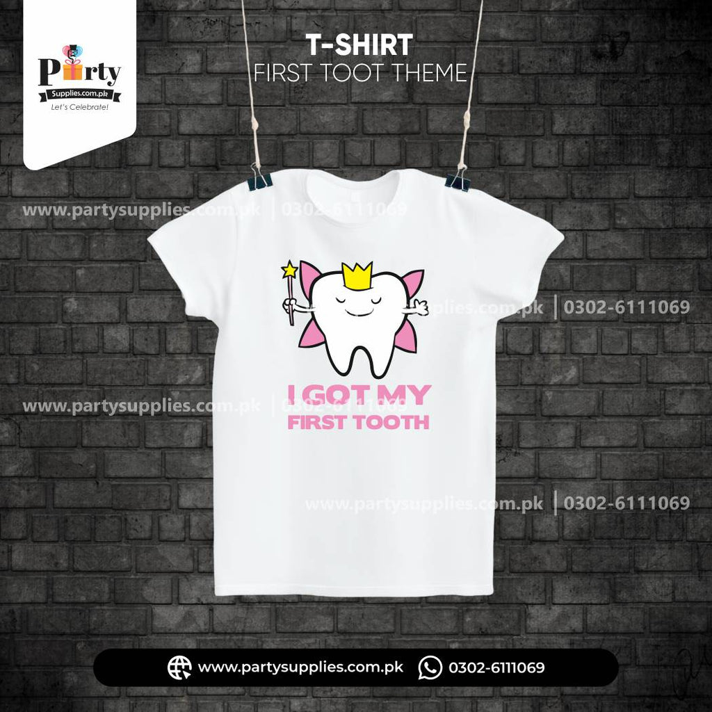 I got my first tooth kids t shirt