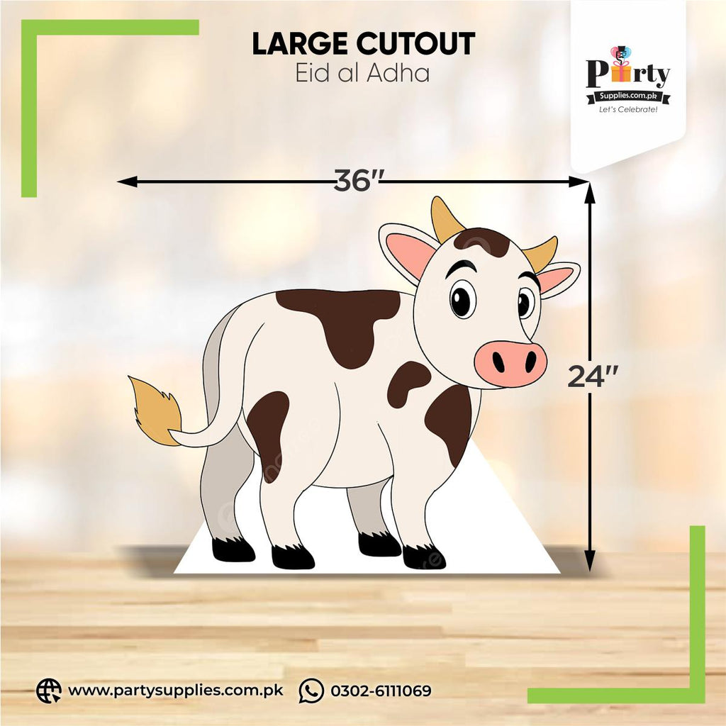 Cow standing cutout for decoration