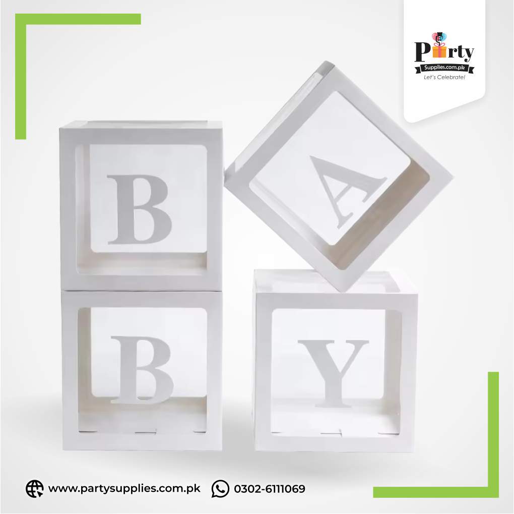DIY Baby boxes for decoration 