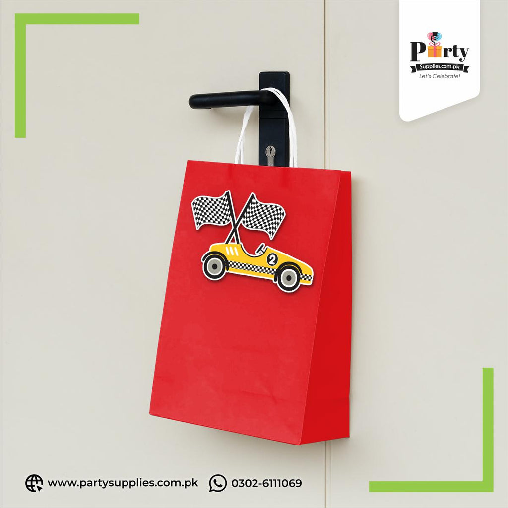 Two Fast Theme Car Cutout Goody Bag