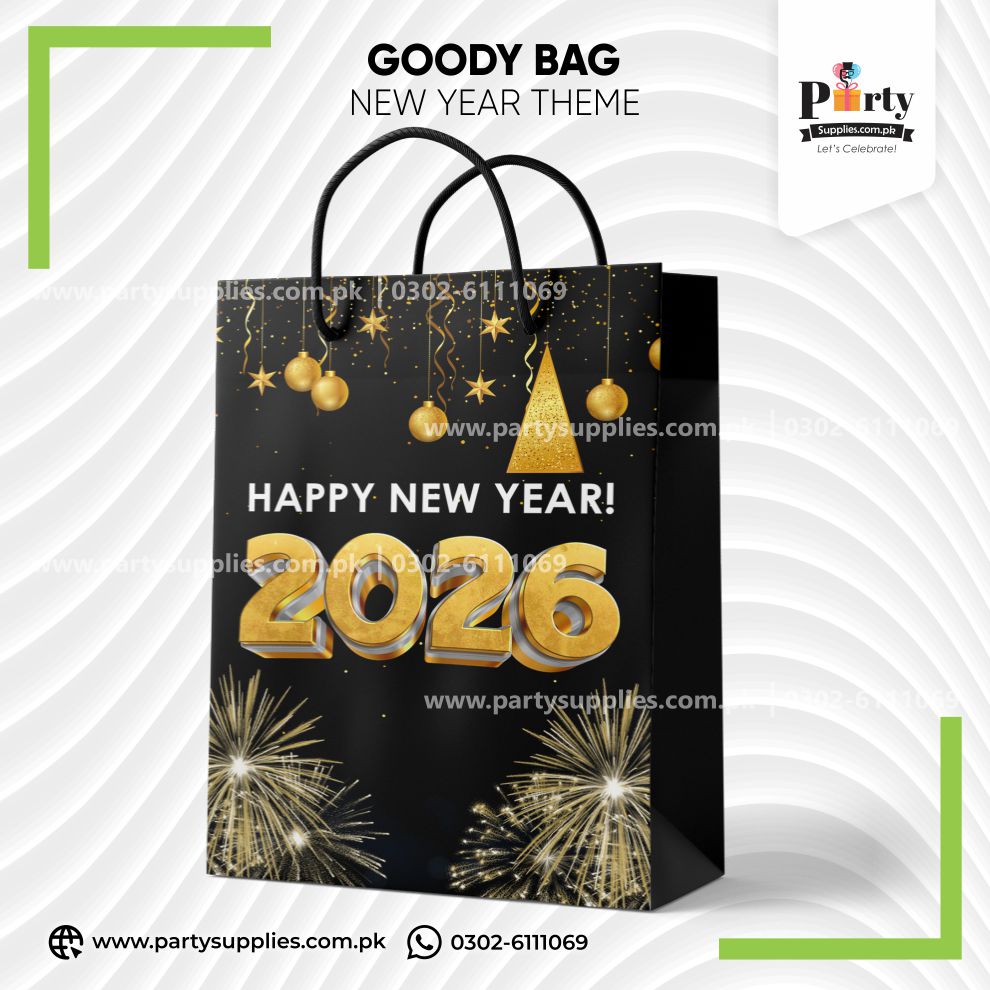 2026 New Year Theme Favor Bags