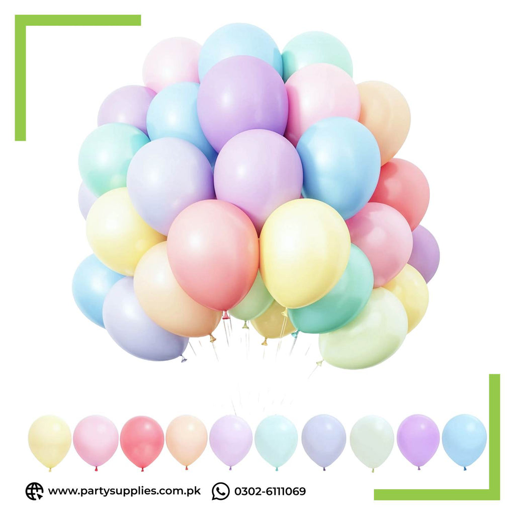 Mix color Pastel Macron Balloons for birthday party decoration