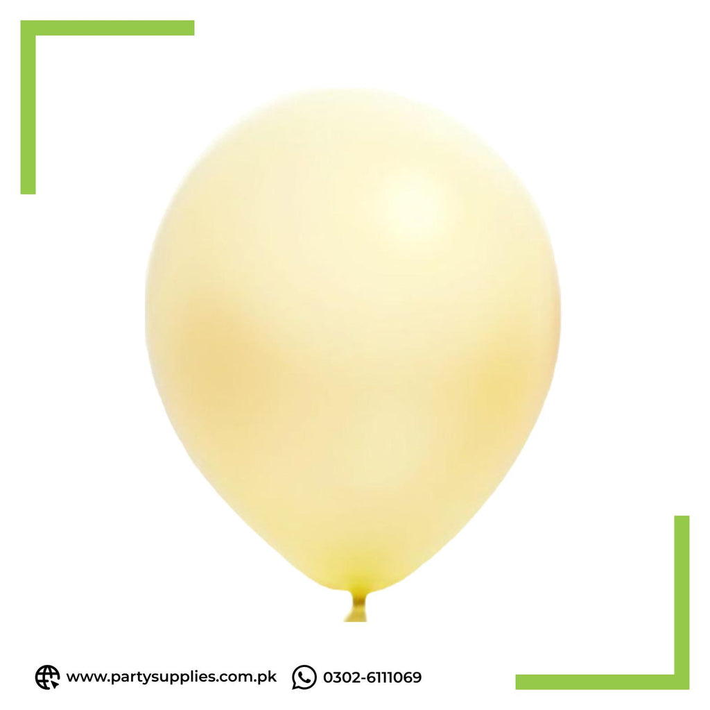 Yellow color Pastel Macron Balloons for birthday party decoration