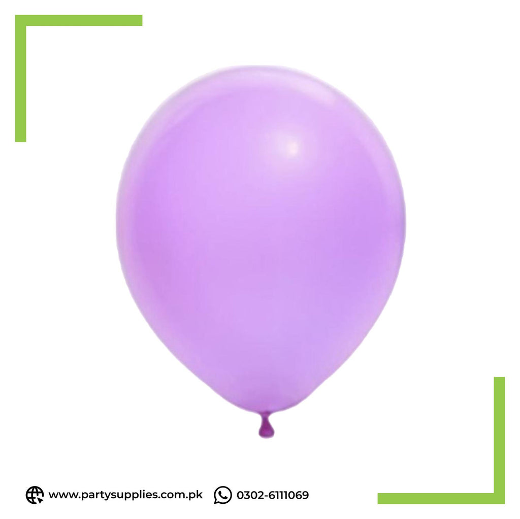 Birthday party decoration Pastel Macron Balloons in purple color