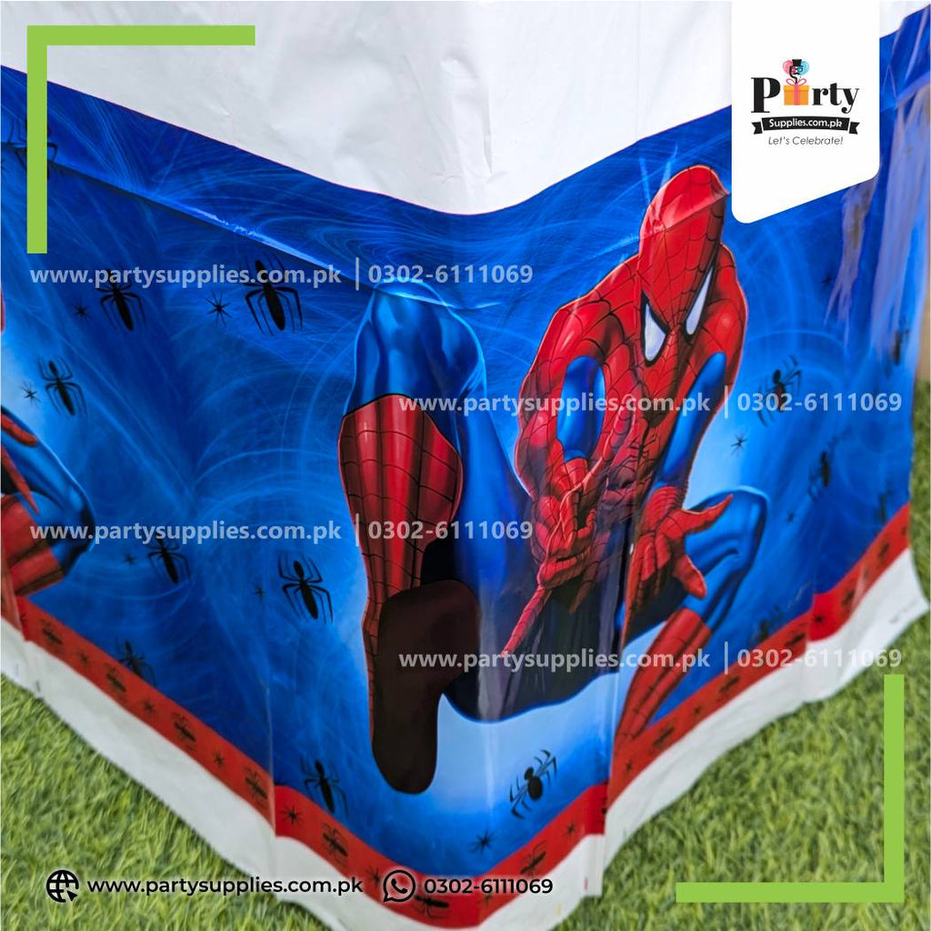spiderman theme table tope sheet cover