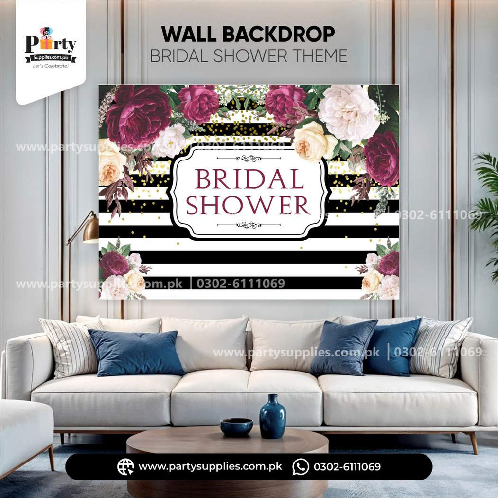 Bridal Shower Party Backdrop 