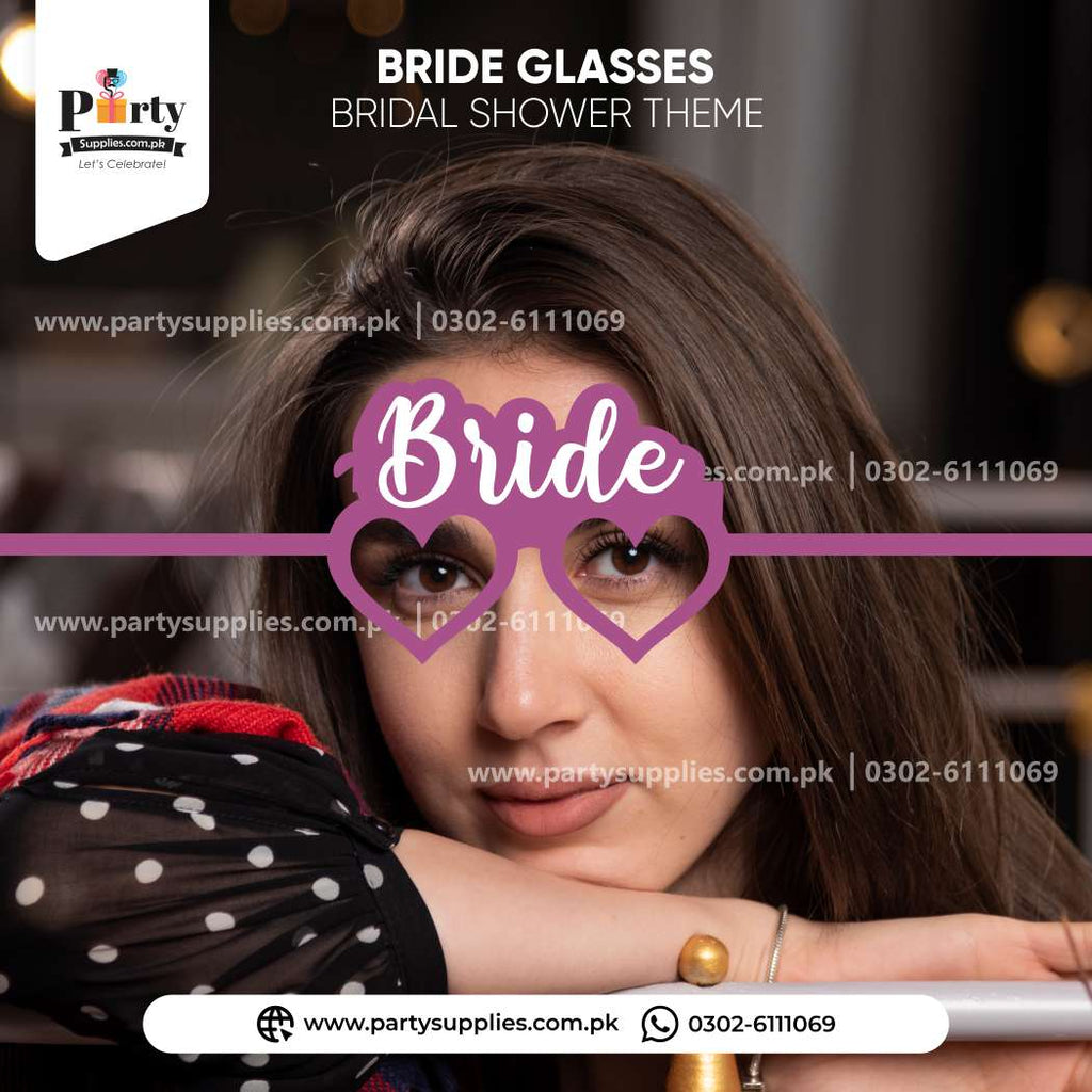 Bride Glasses for Bridal Shower Celebration