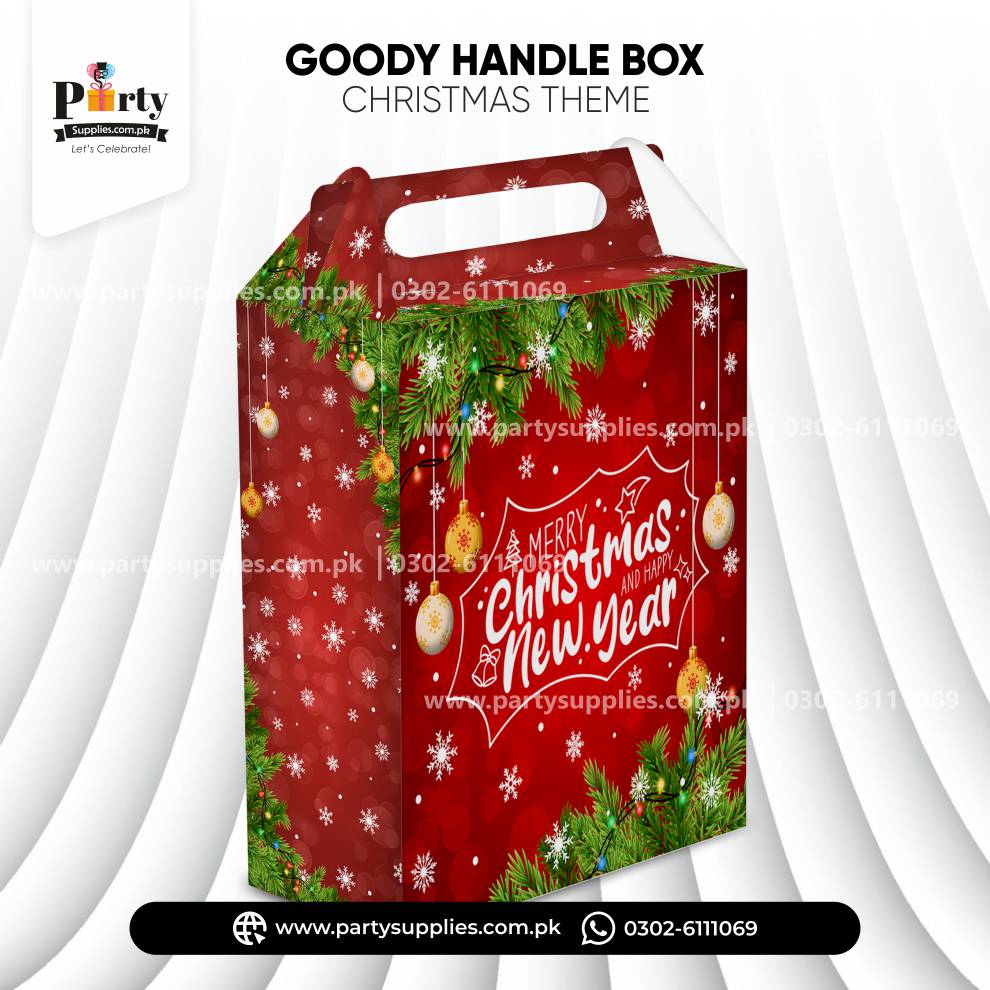 Christmas Theme Favor / Goody Boxes 