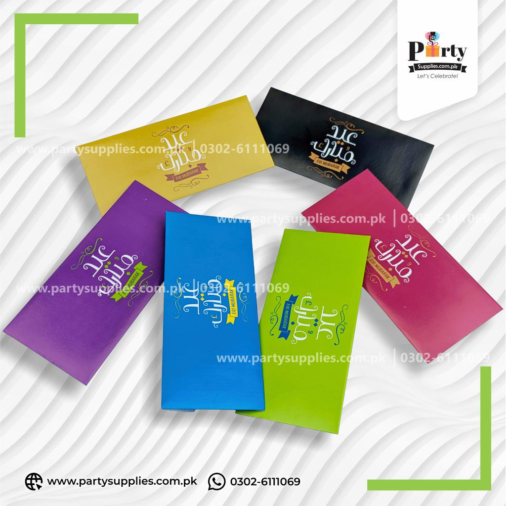 Eidi Envelopes in Plain Solid Colors for Eidi Giving Out