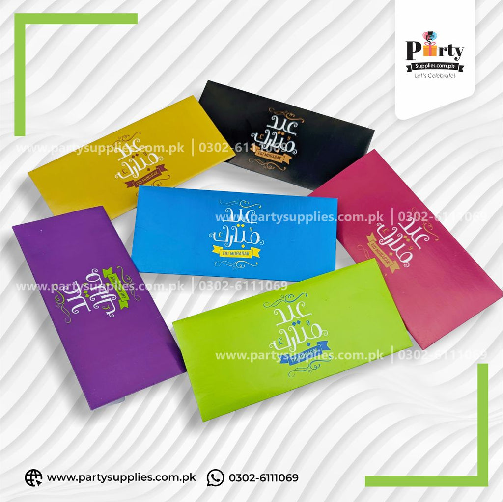 Eidi Envelopes in Plain Solid Colors for Eidi Giving Out 