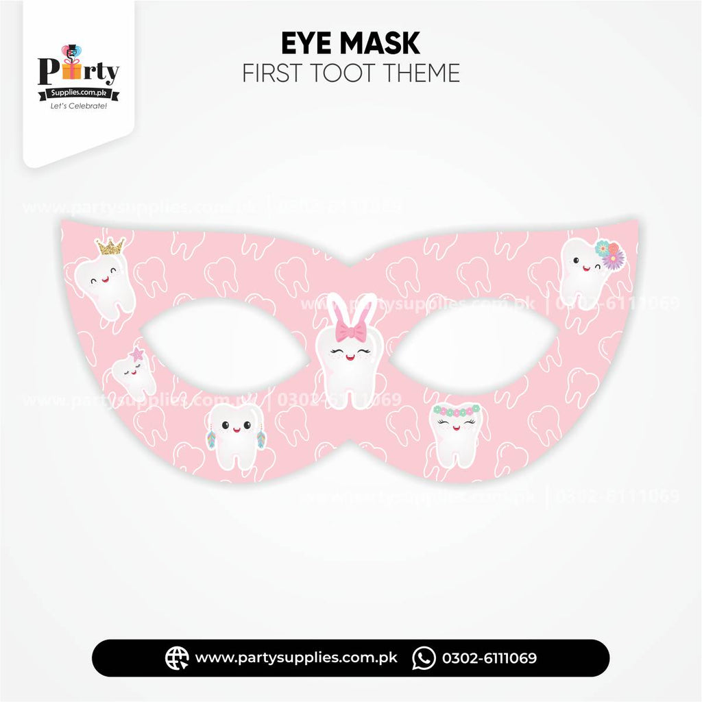 kinds eye mask for first tooth girl party