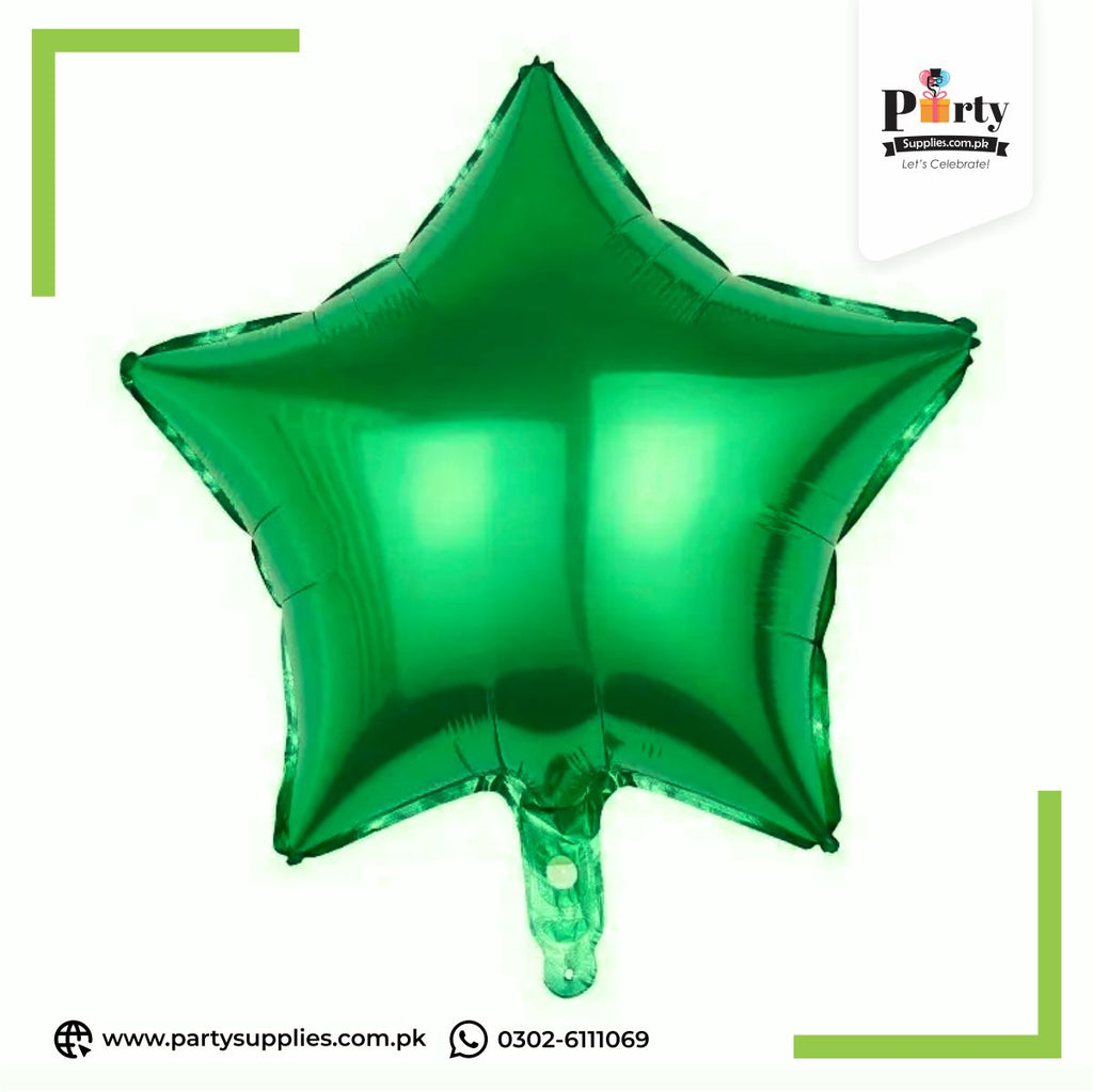 Star Shape Metallic Foil Balloon for party decoration | 18 inches Star foil balloons