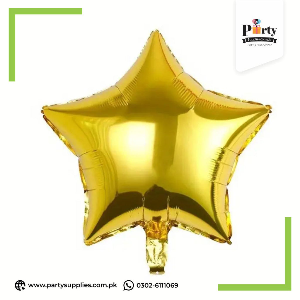 Star Shape Metallic Foil Balloon for party decoration | 18 inches Star foil balloons