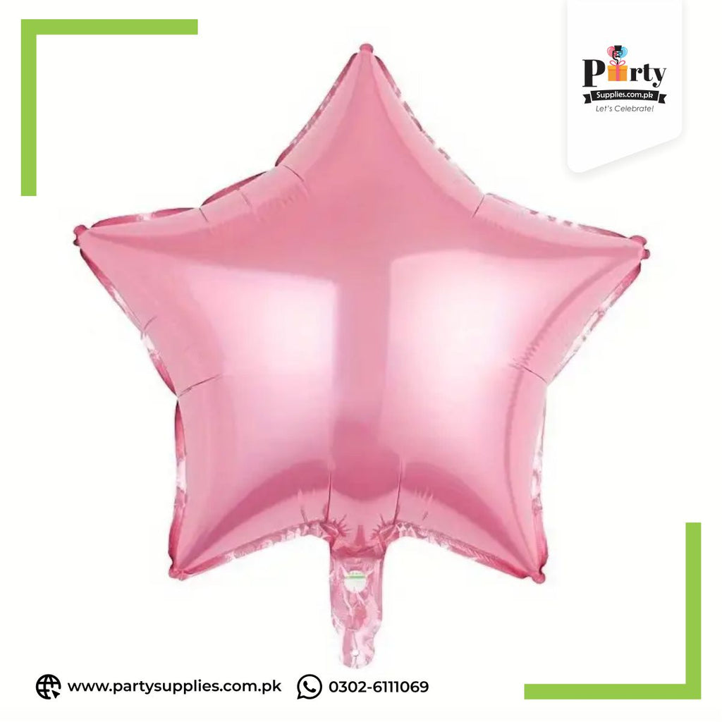 Star Shape 2 small Metallic Foil Balloon for party decoration 10 inches Star foil balloons | Pack of 2 Balloons
